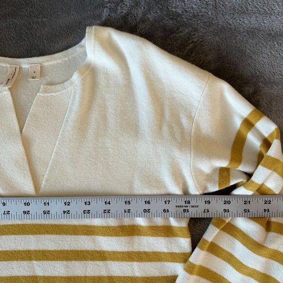 Moth by Anthropologie Boxy Sweater Women's size SMALL Striped - Picture 4 of 6